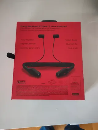 Auriculares Energy Sistem neckband bt  Negros y Ro