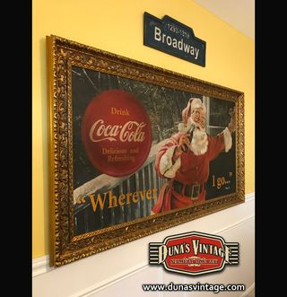 Cuadro Óleo Santa Claus Coca-Cola Wherever I go...