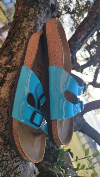 Birkenstock Arizona 41 Blu Elettrico