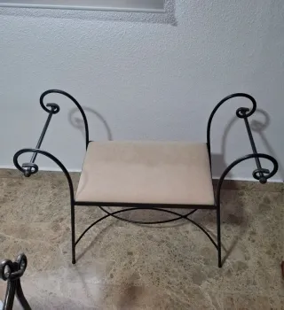 Dormitorio Matrimonio Metal Negro