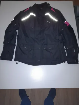 Chaqueta Moto Mujer Negra Talla 3XL