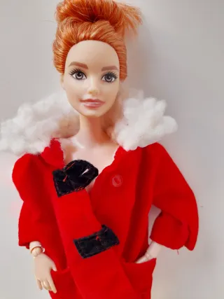 cappotto Montgomery rosso Barbie e Ken '80