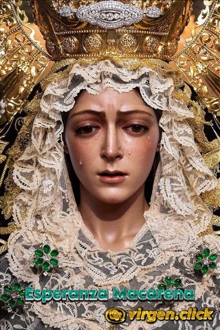Póster Virgen Macarena Realista Sevilla