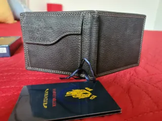 Portafoglio Polo Club Harvey Miller Vera Pelle