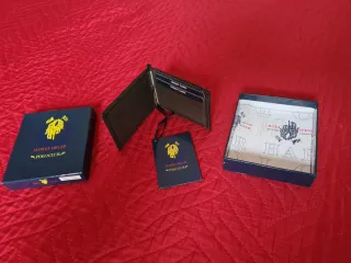 Portafoglio Polo Club Harvey Miller Vera Pelle