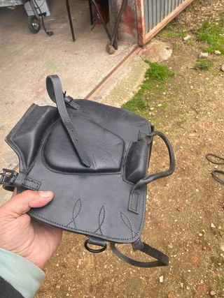 Manta de Grazalema,grupera y silla niño