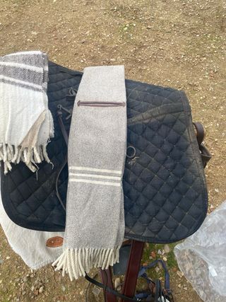 Manta de Grazalema,grupera y silla niño