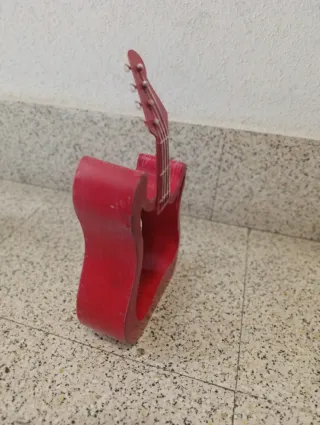 Guitarra Decorativa Roja