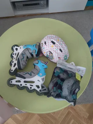 Patines Oxelo Talla 29-32 + Protecciones