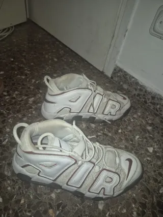 Nike Air Talla 41 Blancas More Uptempo