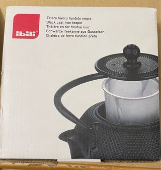 Tetera de hierro fundido negra ibili