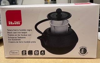 Tetera de hierro fundido negra ibili