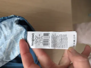 Camiseta Desigual Azul Estampada Hombre