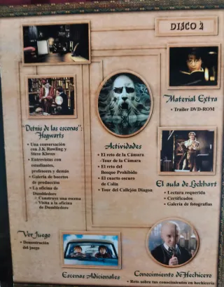 DVD Harry Potter y la Cámara Secreta Doble DVD