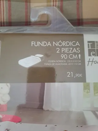 Funda Nórdica Infantil 2 Piezas 90cm