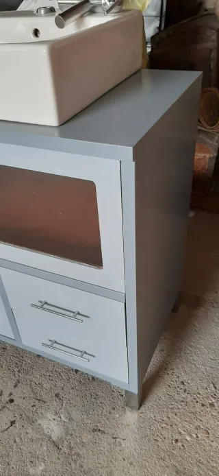 Mueble baño con lavabo roca y grifo incluidos