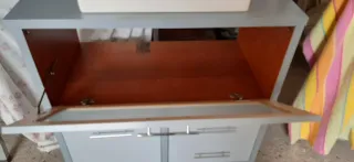 Mueble baño con lavabo roca y grifo incluidos