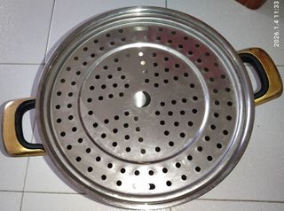 pentola vaporiera in oro