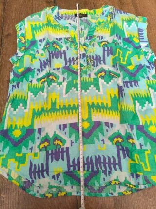 Blusa étnica El Corte Inglés Talla 44