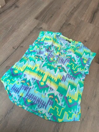 Blusa étnica El Corte Inglés Talla 44