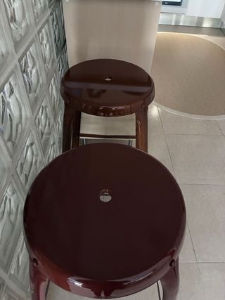 Taburetes estilo Tolix Marrones (2 unidades)