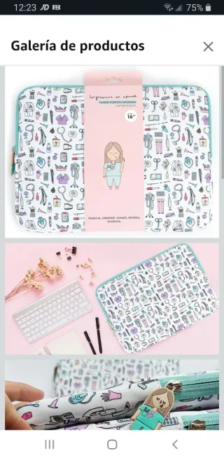 Funda portátil diseño enfermería