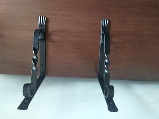 Coppia reggimensola ferro battuto