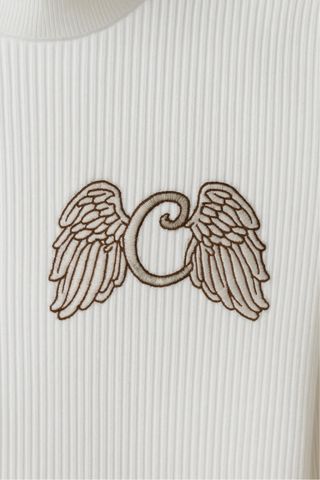 Nuevo con etiqueta Vestido blanco punto /neopreno