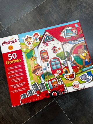 Puzzle Ludattica 50 Juegos Granja 3+