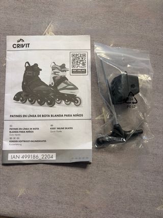 Patines en línea Crivit niña talla ajustable