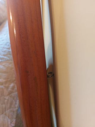 Cabecero de cama de matrimonio de madera maciza