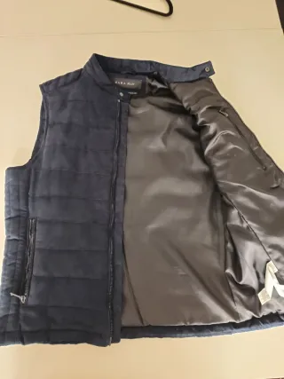 Chaleco Zara Man Azul