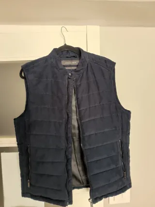 Chaleco Zara Man Azul