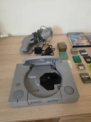 Consola PlayStation 1 + Juegos + Pistola