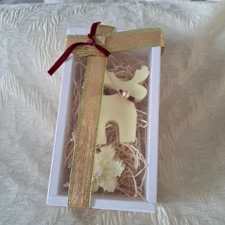 Scatola con 2 Candele Natalizie