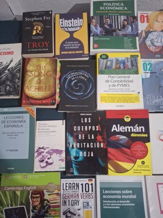 Libros de varias temáticas
