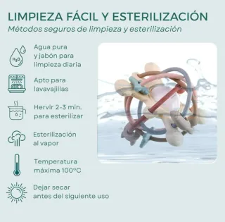 Colibee Mordedor bebé sonajero texturas variadas