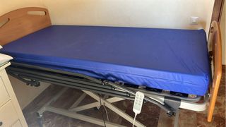Cama articulada + colchón antiescaras