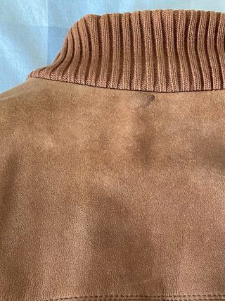 Chaqueta Piel Vuelta Quebramar Marrón