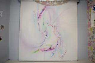 Cortina Habitación Diseño Abstracto