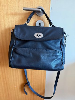 Mala a tiracolo Hexagona preta