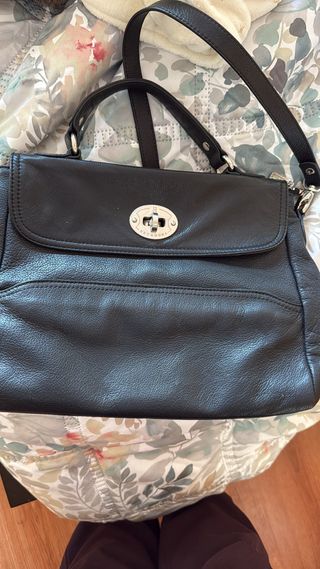 Mala a tiracolo Hexagona preta