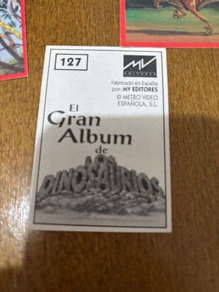 Lote 38 cromos El gran álbum de los dinosd