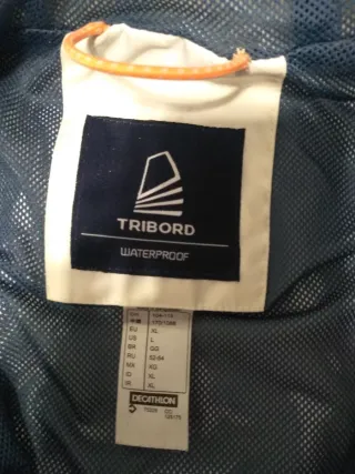 Chaqueta Tribord blanca y azul