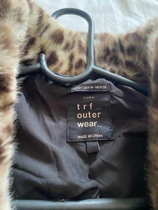 Abrigo estampado leopardo Nuevo talla M