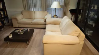 Sofás Natuzzi Beige Tela