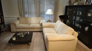Sofás Natuzzi Beige Tela