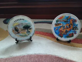 Platillos de recuerdo Tenerife y Lanzarote