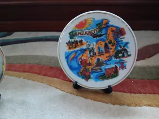 Platillos de recuerdo Tenerife y Lanzarote