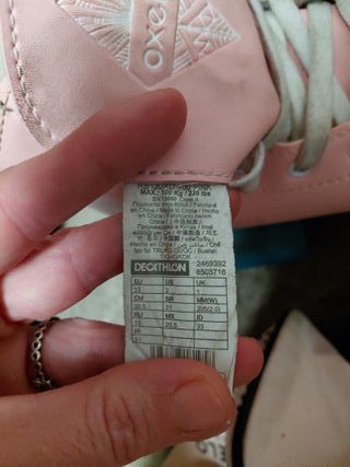 Patines rosas niña talla 33